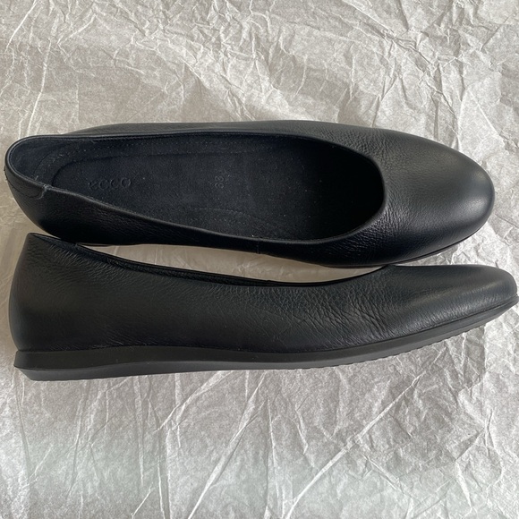 Ecco Touch Ballerina 2.0 Ballet Flats Leather Black - Picture 4 of 9